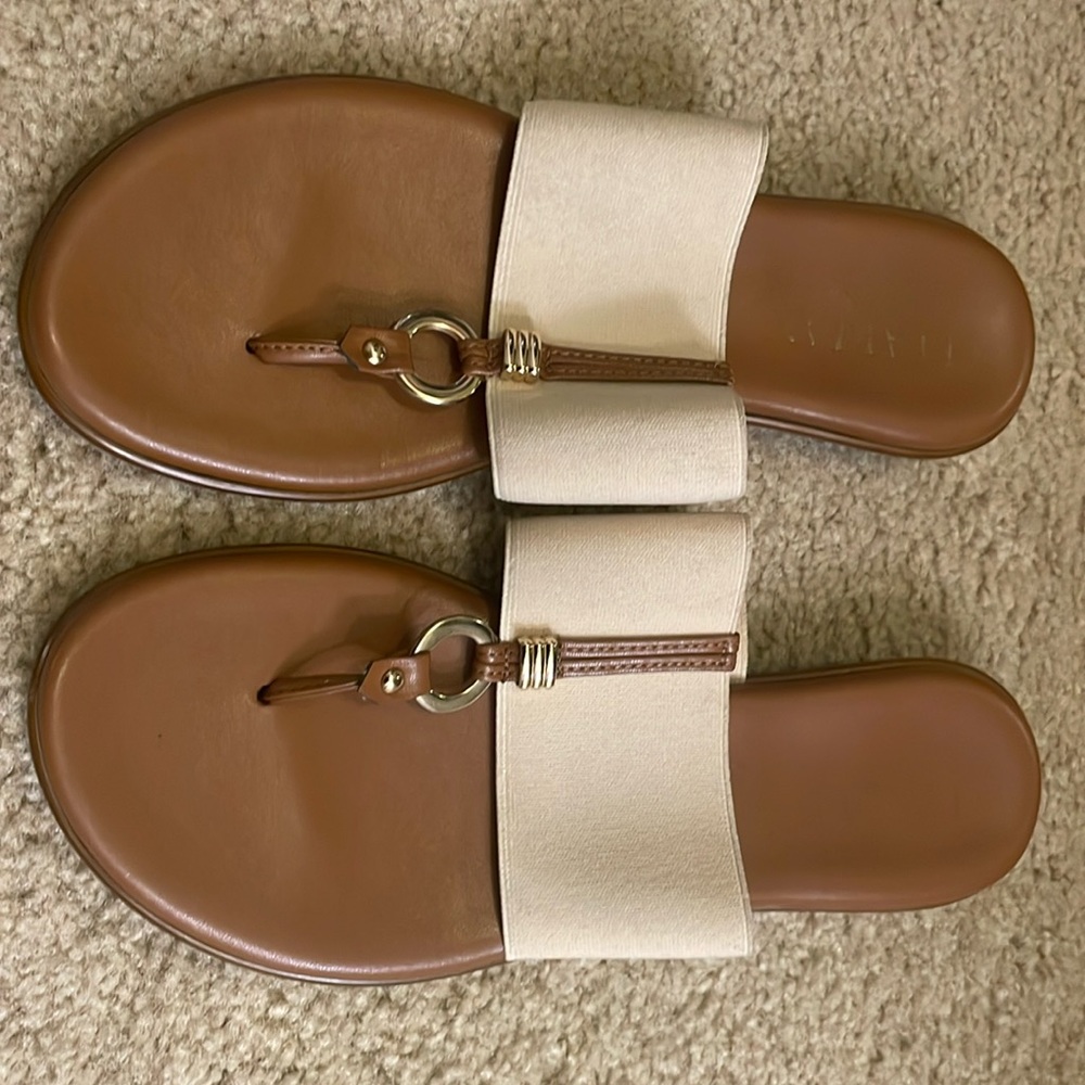 Cream Summer Sandals